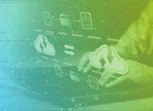 Why Data Backup Isn’t Enough Anymore—and What to Do About It. Man hand on laptop working with data cloud transmission , document and files management system. Data backup validation